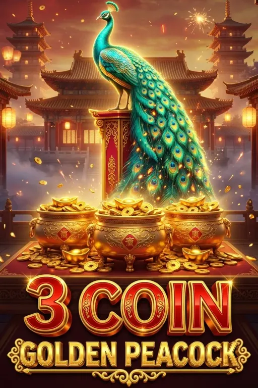 3 Coin Golden Peacock