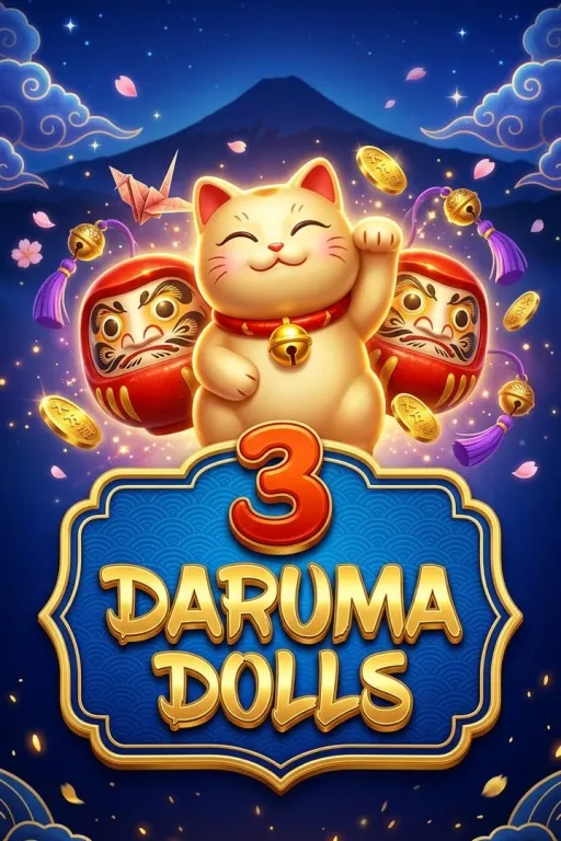 3 Daruma Dolls