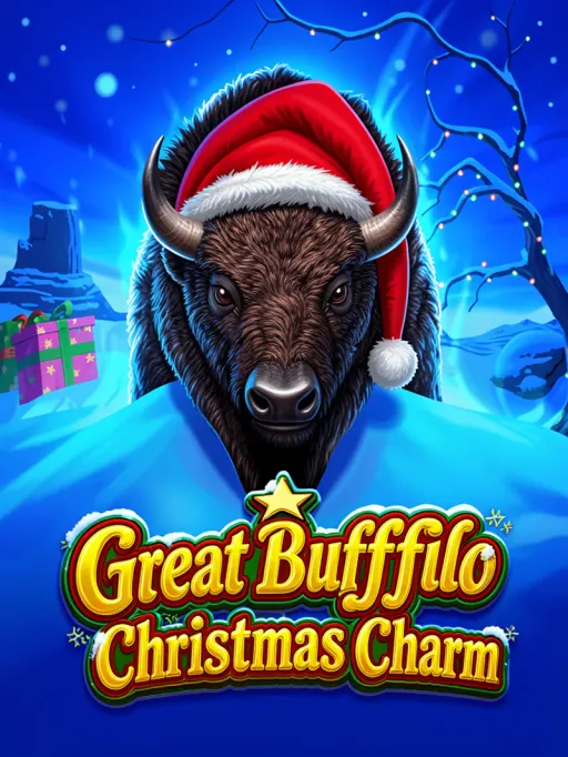 Great Buffalo Christmas Charm