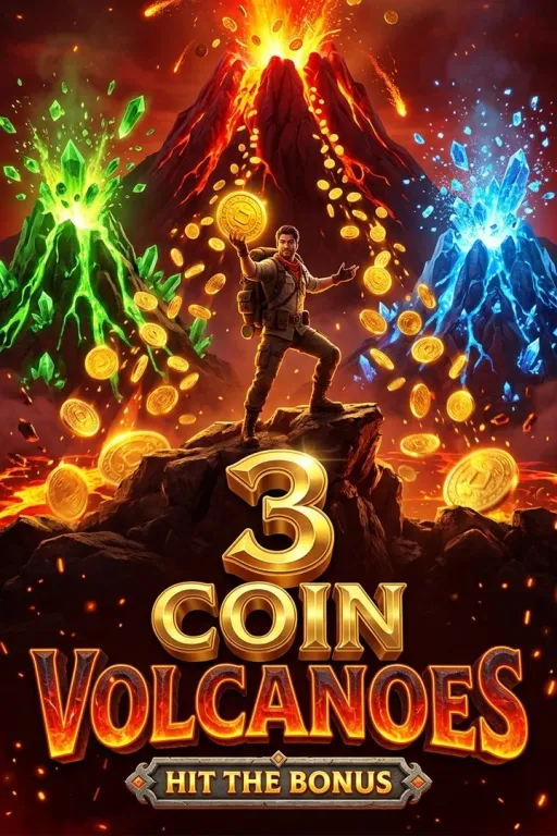 3 Coin Volcanoes