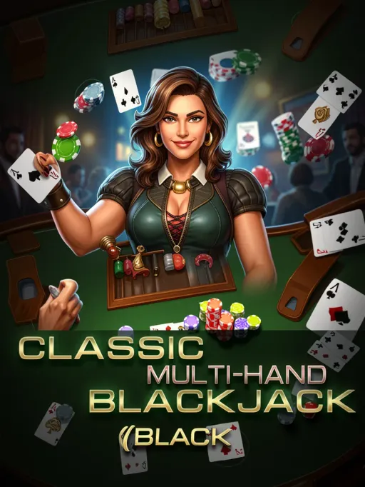 Classic Multi-Hand Blackjack (Black)